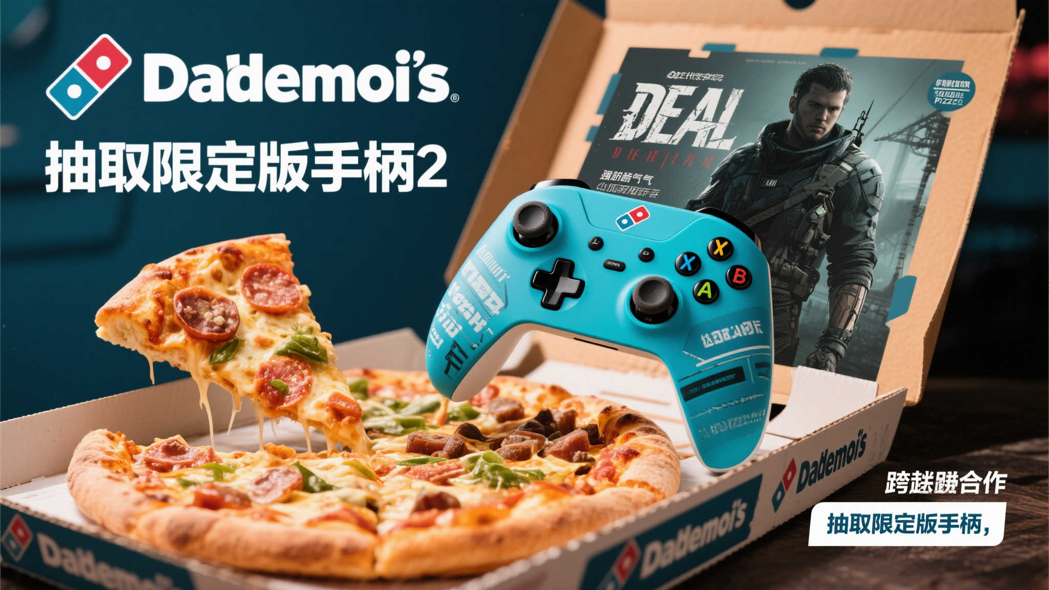 达美乐披萨携手〈死亡搁浅2〉：购买即有机会赢取独家手柄！